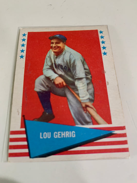 1961 Fleer Baseball #31 Lou Gehrig New York Yankees