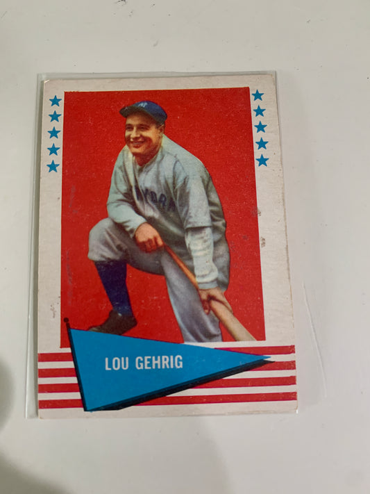 1961 Fleer Baseball #31 Lou Gehrig New York Yankees