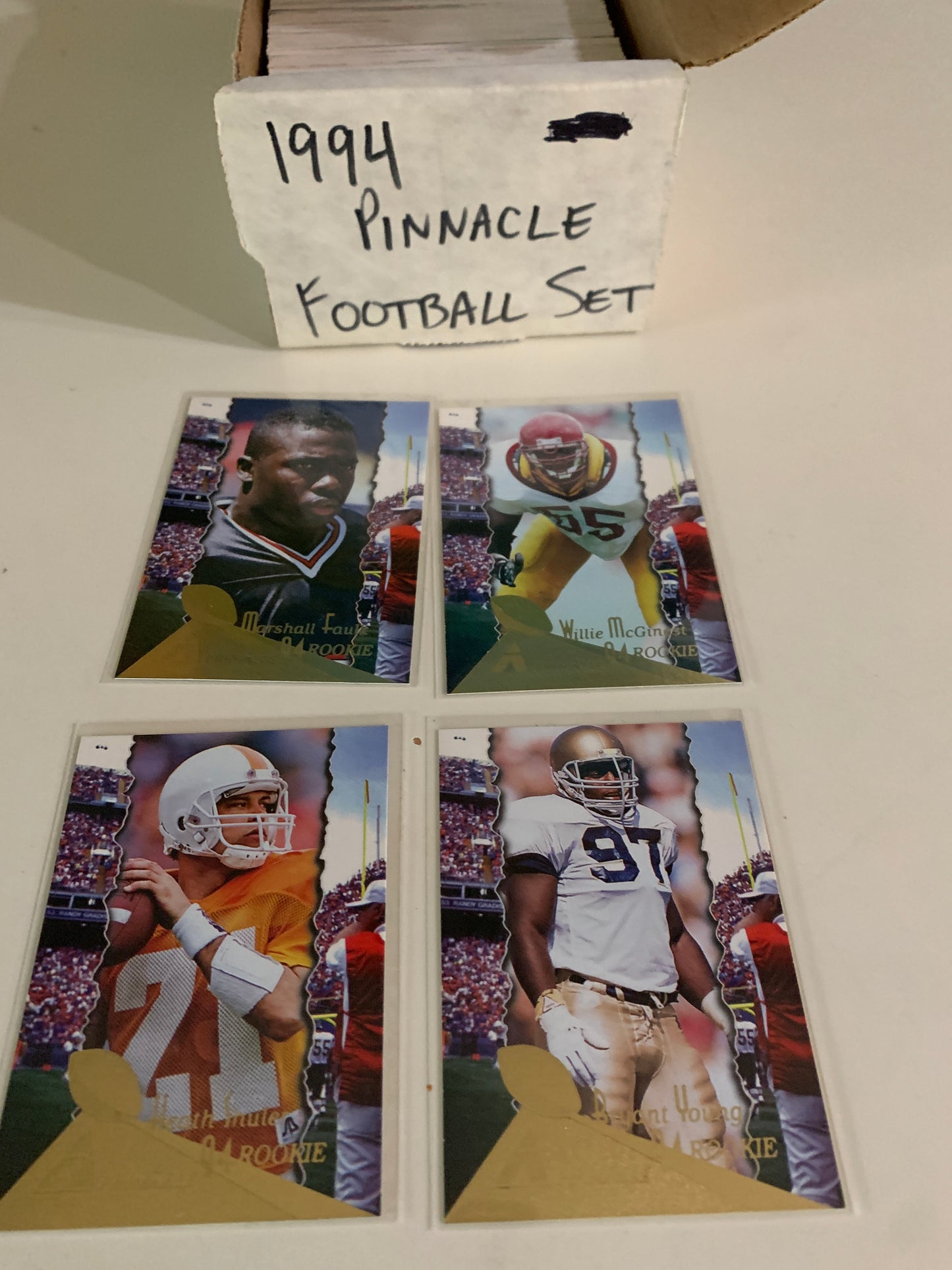 1994 Pinnacle Football Complete Set 1-270 Rookies Marshall Faulk