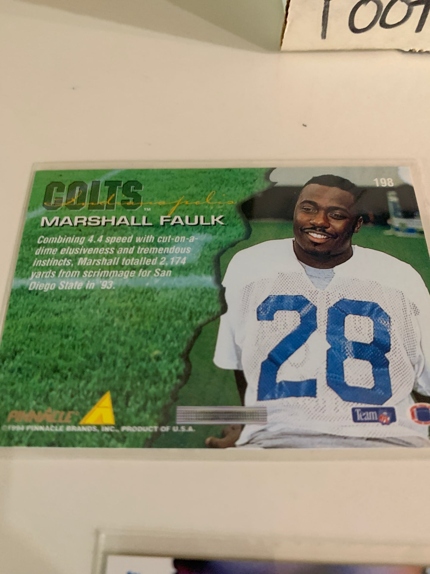 1994 Pinnacle Football Complete Set 1-270 Rookies Marshall Faulk