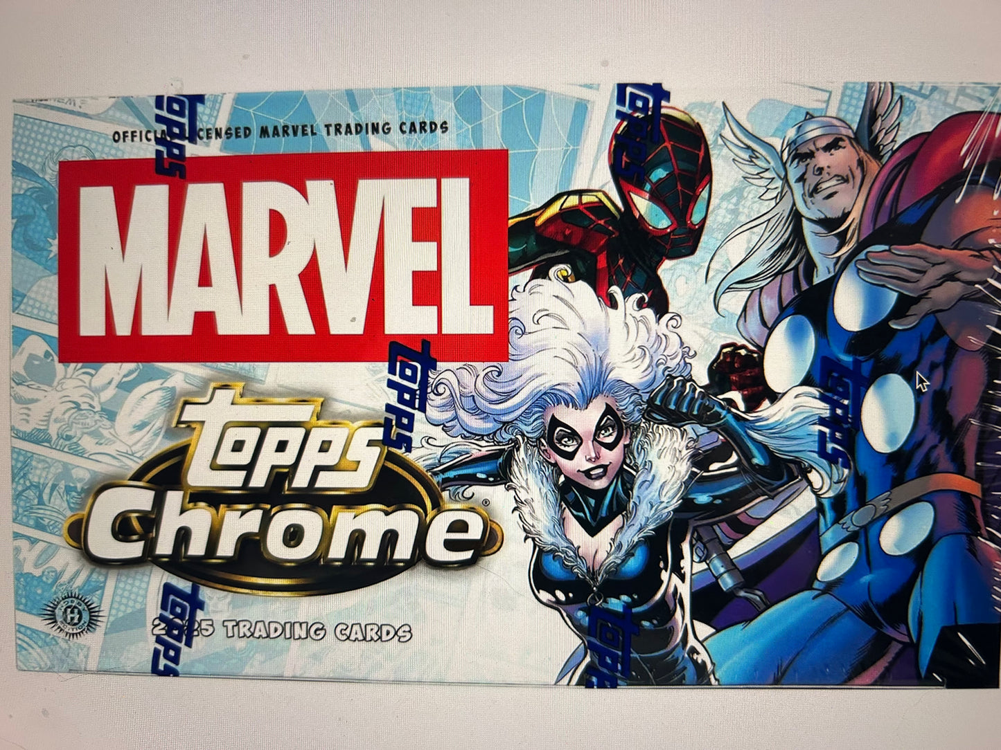 2025 Topps Marvel Chrome Hobby Box