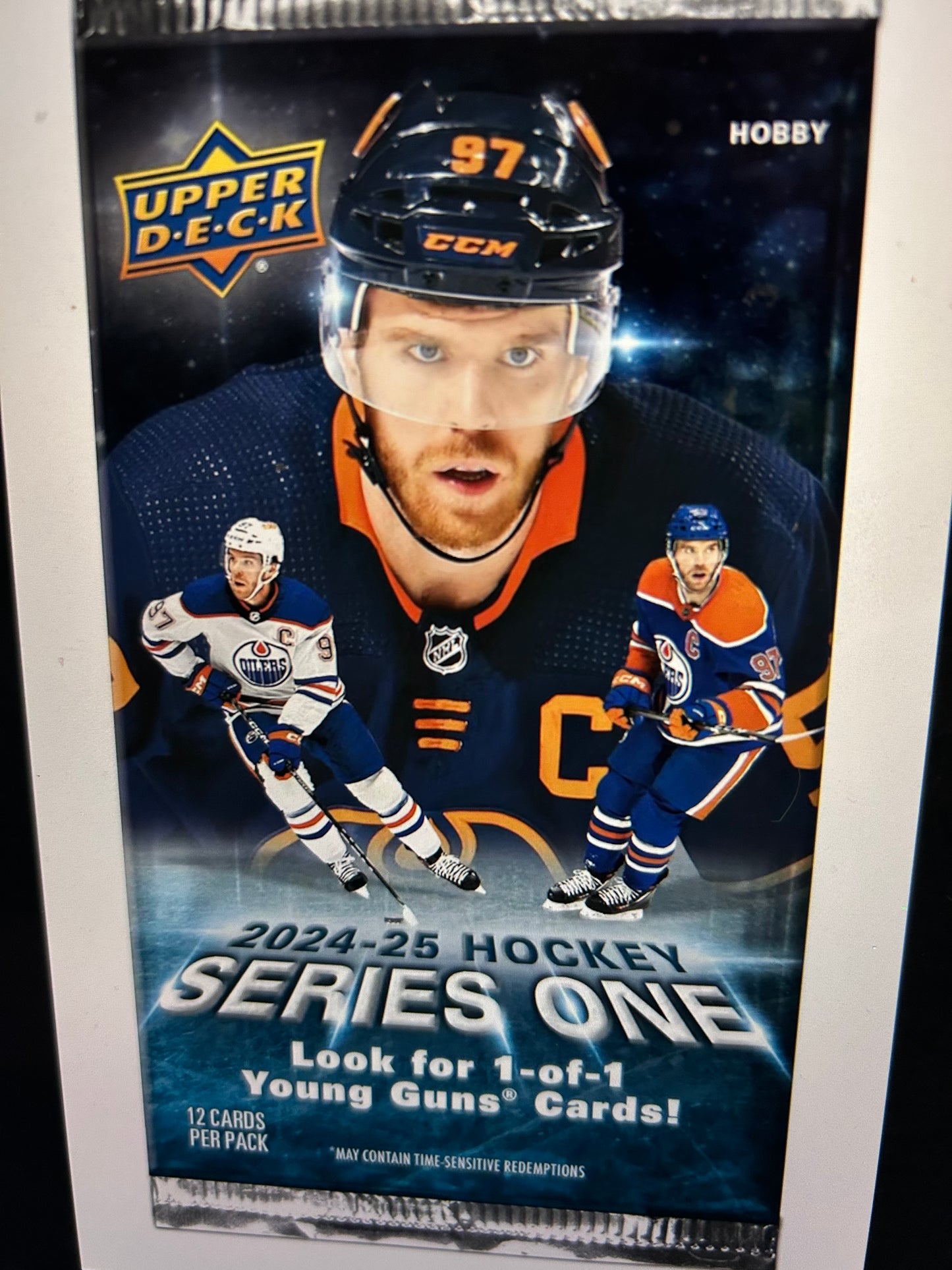 2024/25 Upper Deck Series 1 Hockey Hobby Pack ( 1 Pack Lot).