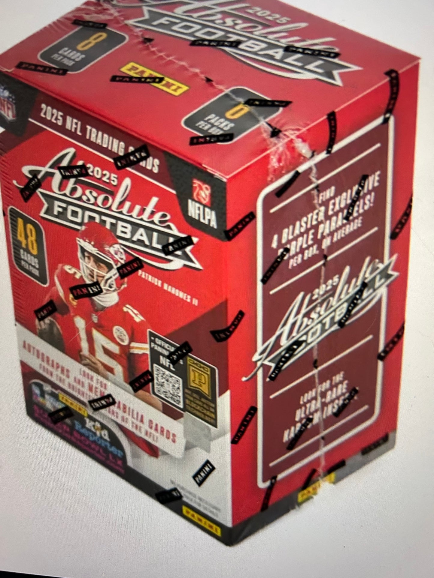 2025 Panini Absolute Football 6-Pack Hobby Blaster Box (Purple Parallels)