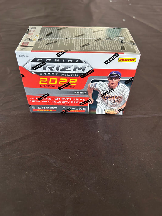 2022 Panini Prizm Draft Picks Baseball 6-Pack Blaster Box