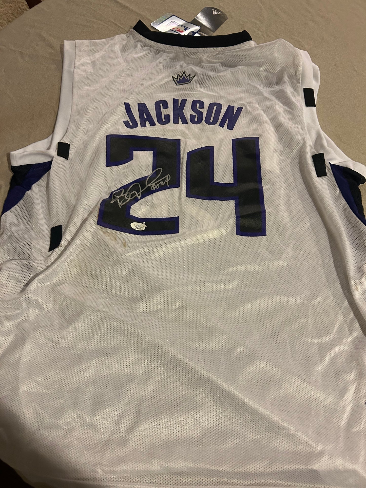 Bobby Jackson Signed Sacramento Kings Authentic Adidas Jersey Jsa #tt06990