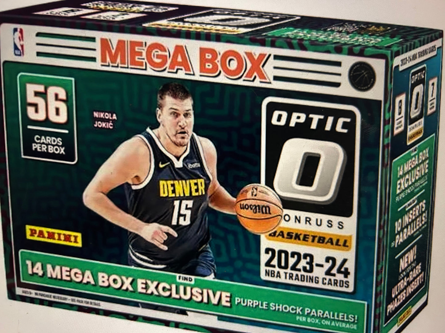 2023/24 Panini Donruss Optic Basketball 7-Pack Mega Box (Purple Shock)