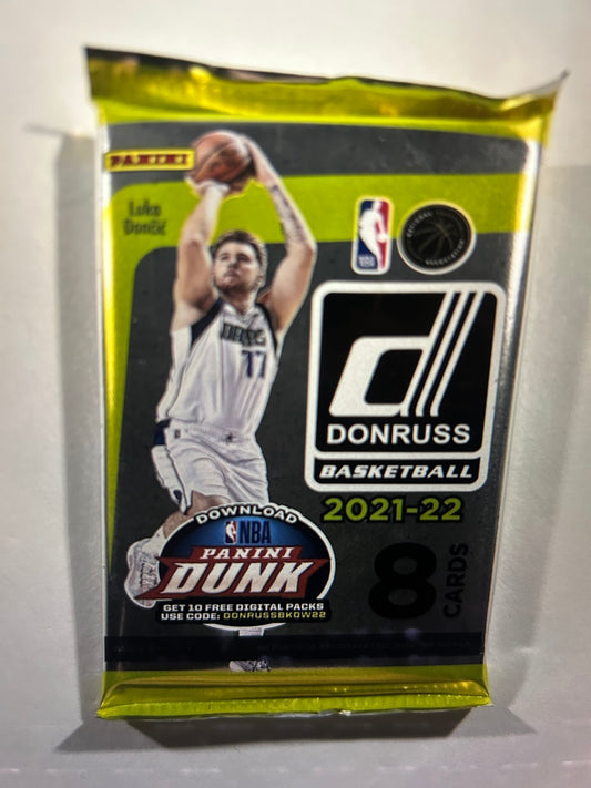 2021/22 Panini Donruss Basketball Retail Single Pack
