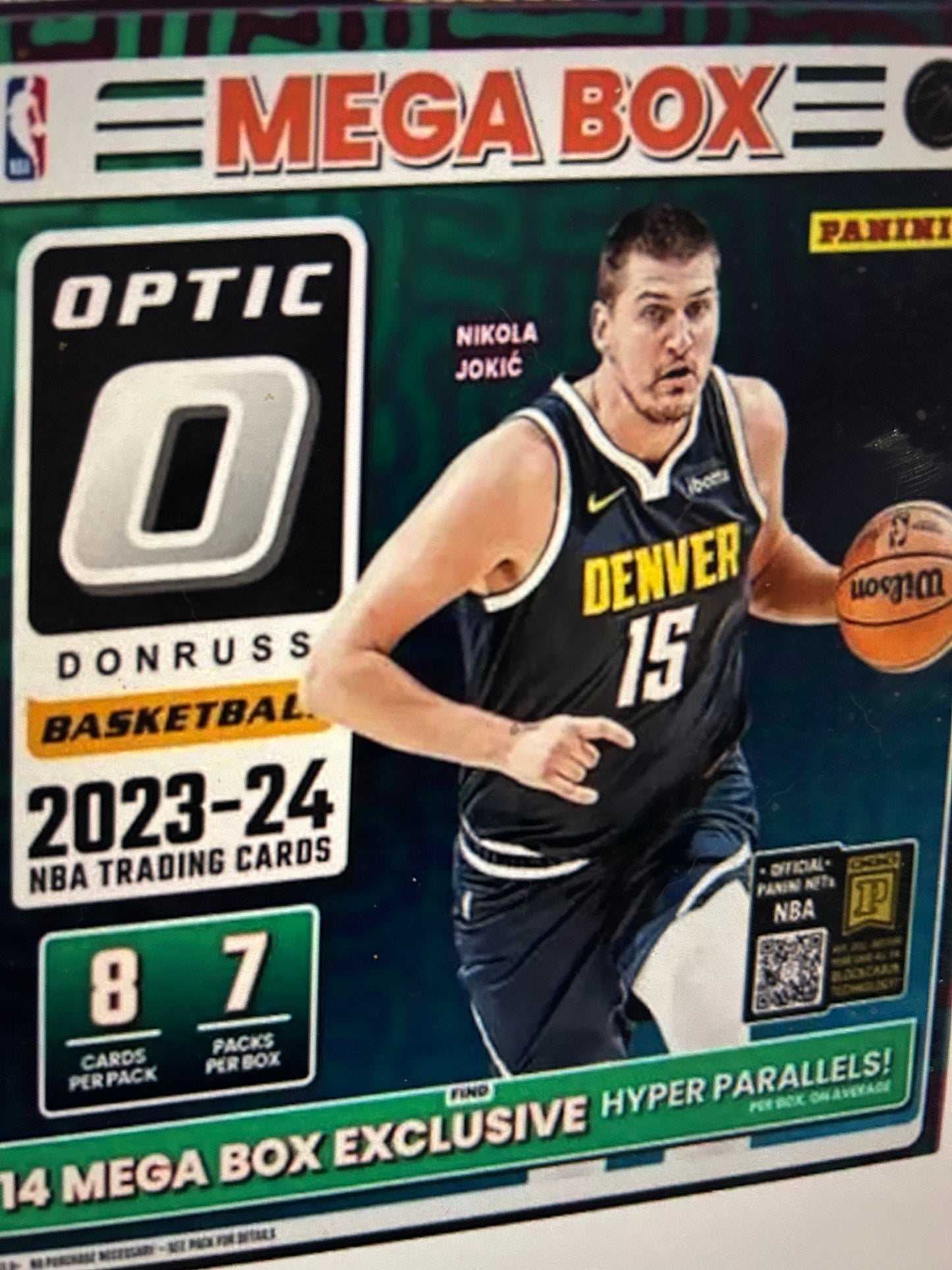 2023/24 Panini Donruss Optic Basketball Mega Box (Hyper Pink Prizms)