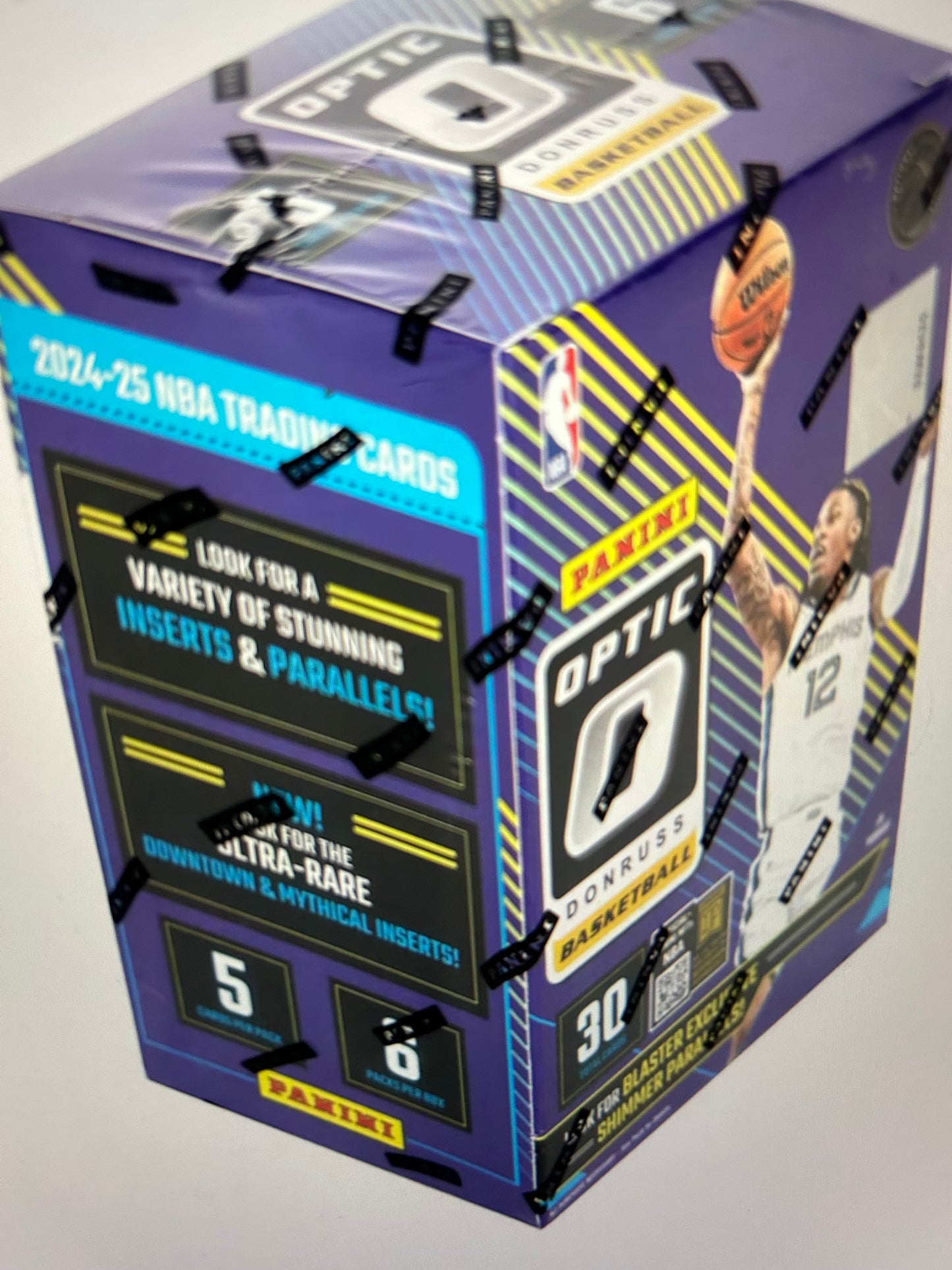 2024/25 Panini Donruss Optic Basketball 6-Pack Hobby Blaster Box purple shimmer