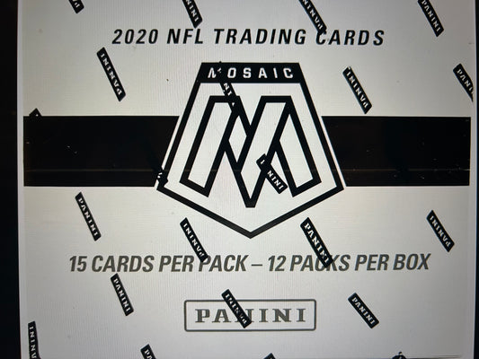 2020 Panini Mosaic Football Multi Cello 12-Pack Box