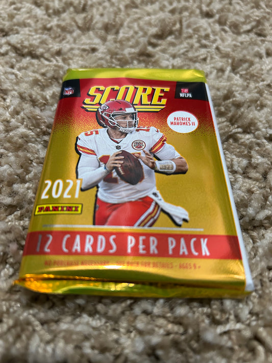 2021 Panini Score Football Blaster Pack. ( 1 Pack Lot). Lawerence, Jones, Chase, Rookies. Look for exclusive Lava Parallel