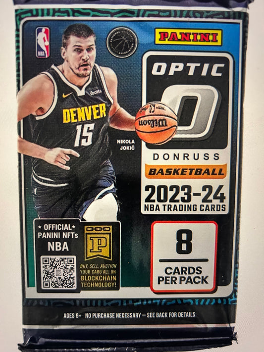 2023/24 Panini Donruss Optic Basketball Mega Pack (Purple Shock) (1 Pack Lot)