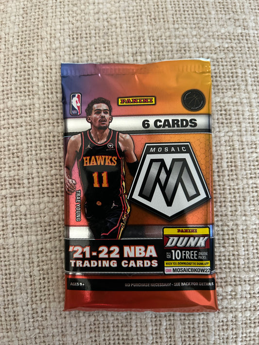 2021/22 Panini Mosaic Basketball Blaster Pack. ( 1 Pack Lot).
