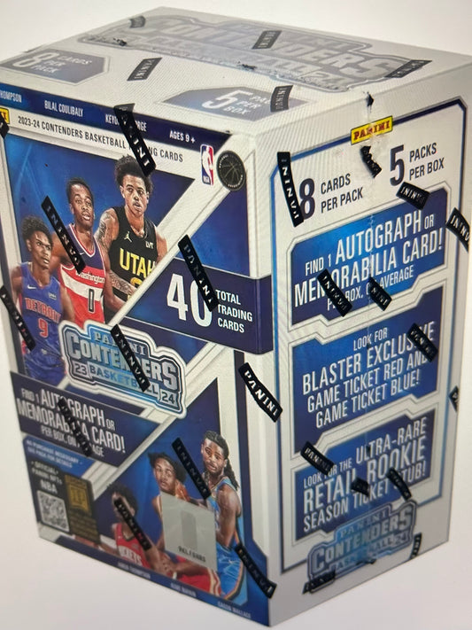 2023/24 Panini Contenders Basketball 5-Pack Blaster Box  WEMBA RC