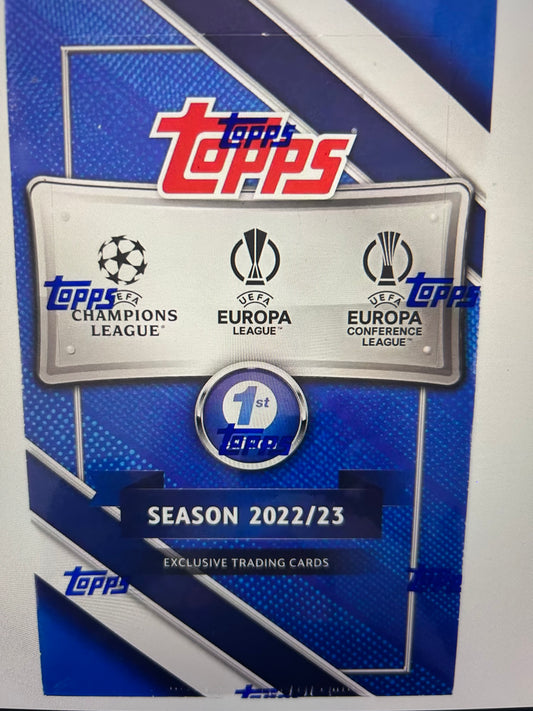 2022/23 Topps UEFA Club Competitions 1st Edition Soccer Hobby Box