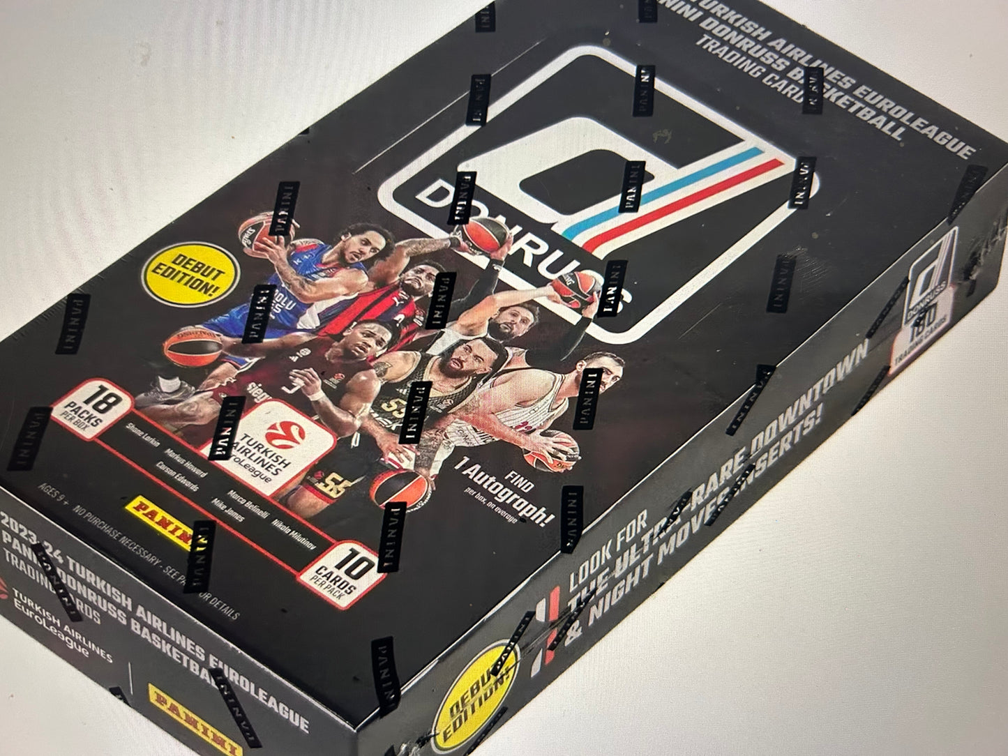2023/24 Panini Donruss Turkish Airlines EuroLeague Basketball Hobby Box