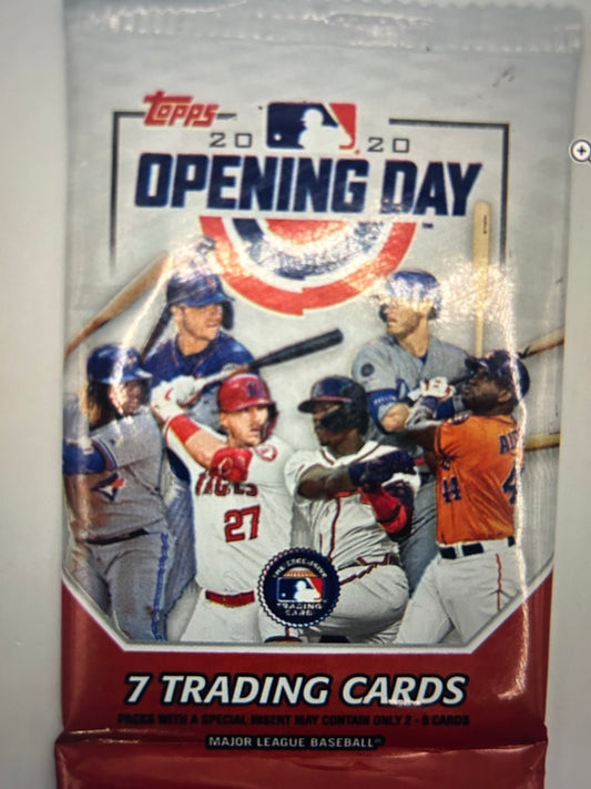 2020 Topps Opening Day Hobby Pack. 1 Pack Lot