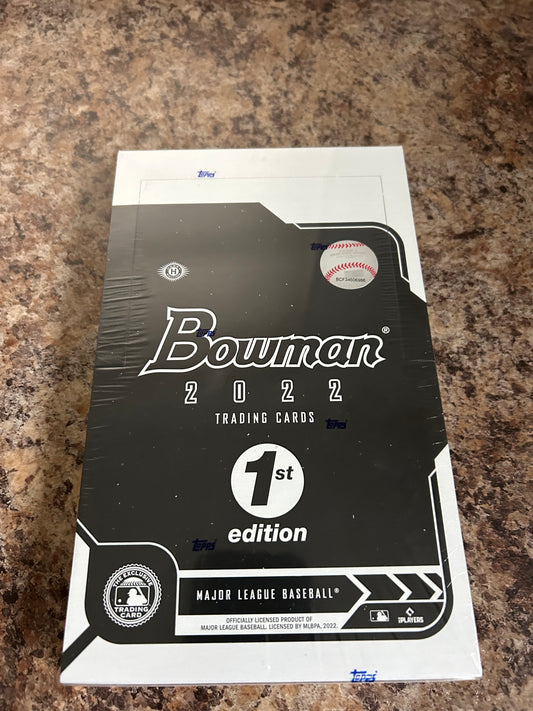 2022 Bowman Baseball 1ST Edition Factory Sealed Box