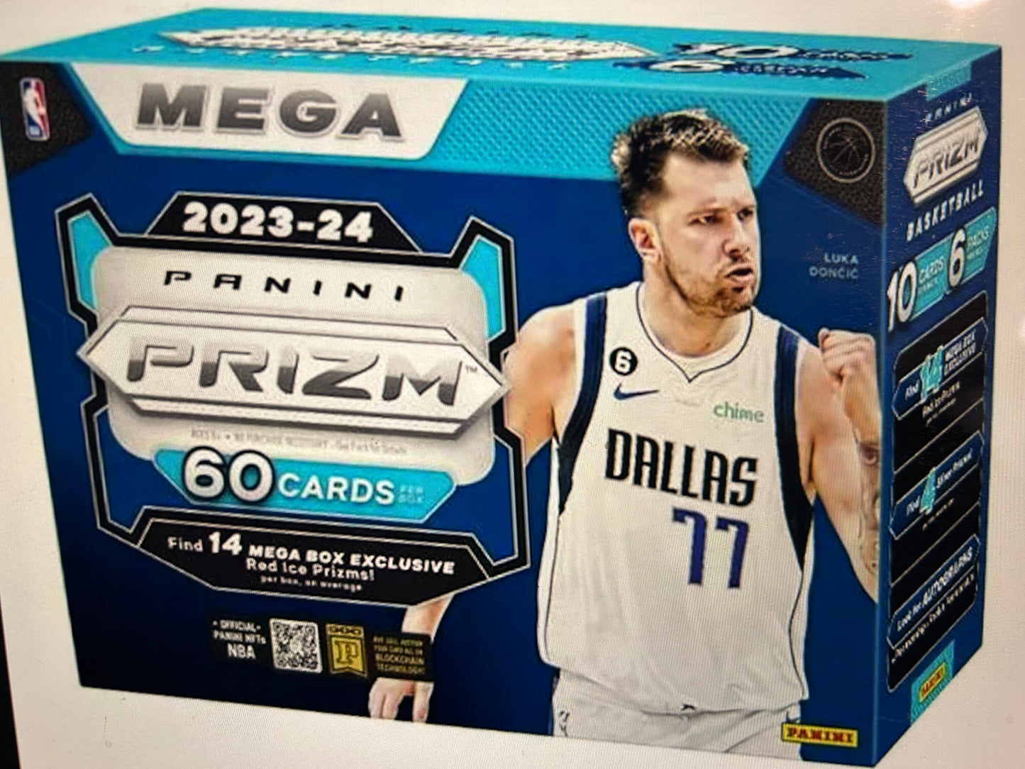 2023/24 Panini Prizm Basketball 6-Pack Mega Box (Red Ice Prizms)