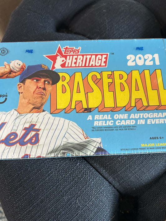 2021 Topps Heritage Baseball Hobby Box