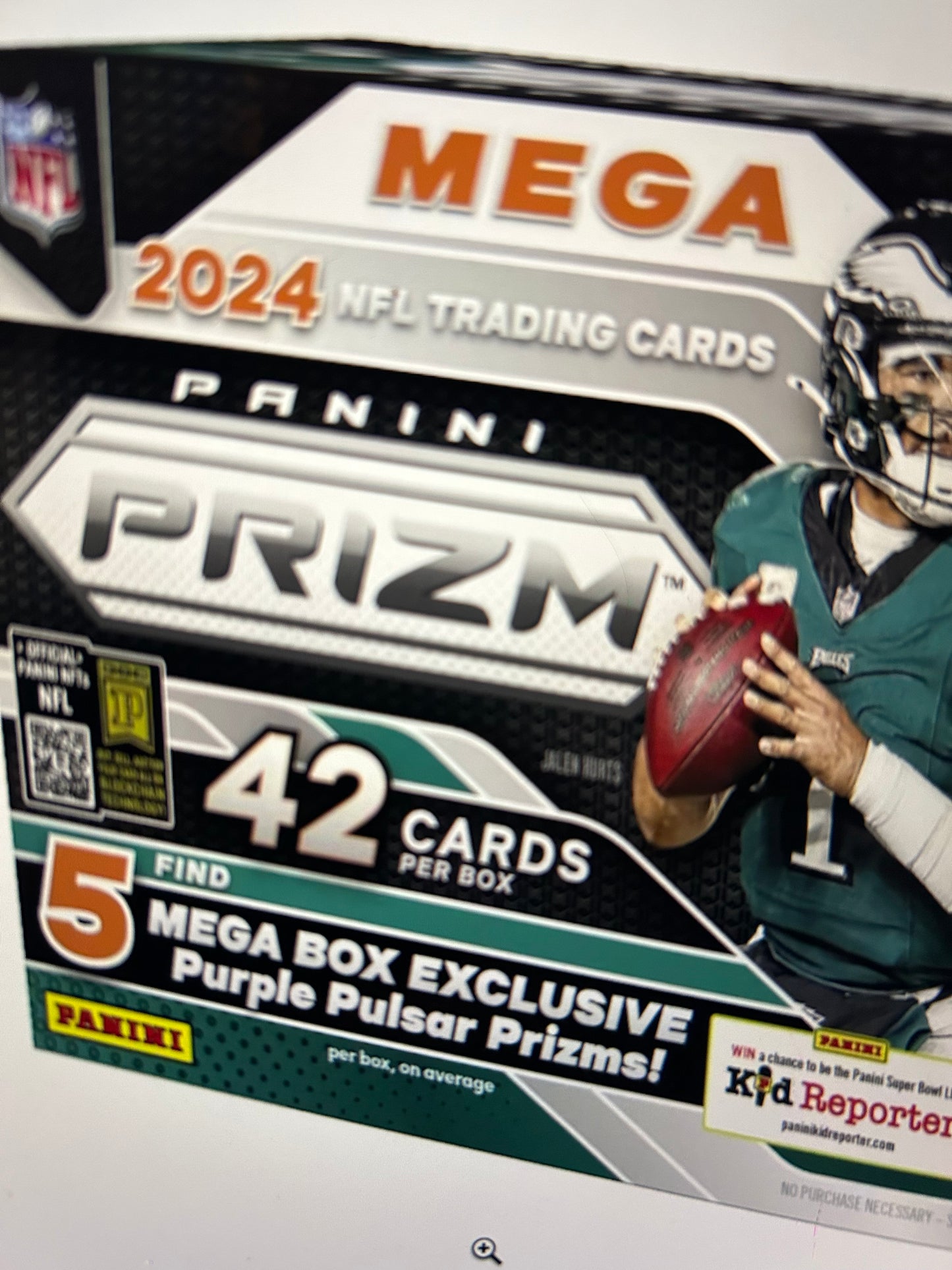 2024 Panini Prizm Football Hobby Mega Box (Purple Pulsar Prizms!)