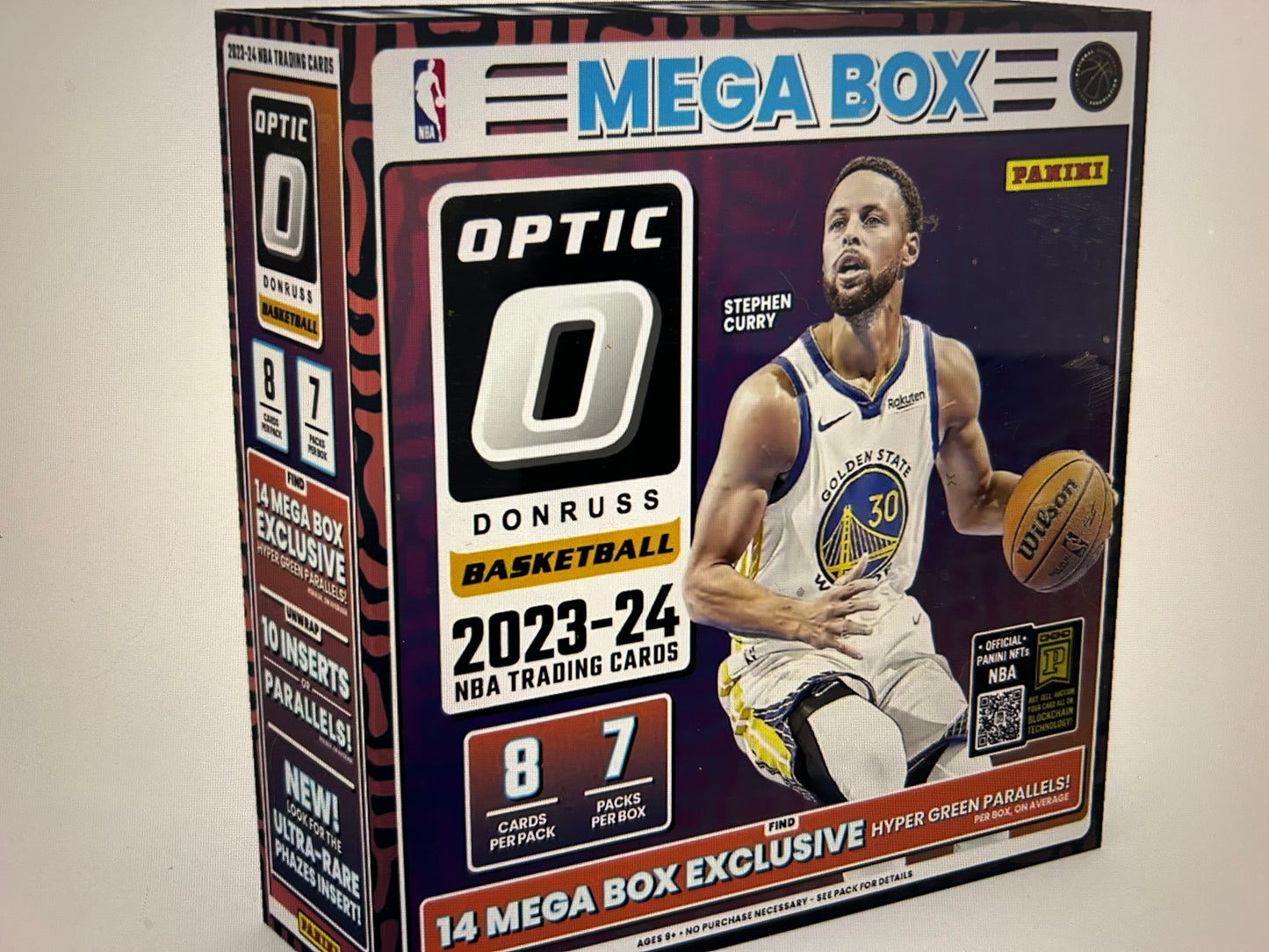 2023/24 Panini Donruss Optic Basketball Hobby Mega Box (Hyper Green Prizms)
