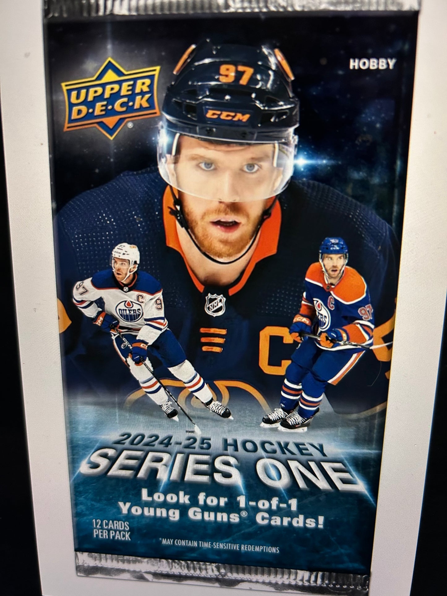 2024/25 Upper Deck Series 1 Hockey Hobby Pack ( 1 Pack Lot).