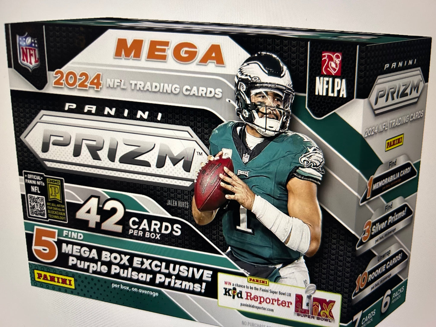 2024 Panini Prizm Football Hobby Mega Box (Purple Pulsar Prizms!)