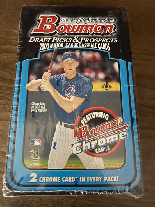 2003 Bowman Draft Picks &amp; Prospects Hobby Box, Cano, Howard RC