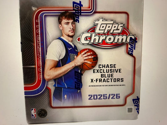 2025/26 Topps Chrome Basketball Mega Box