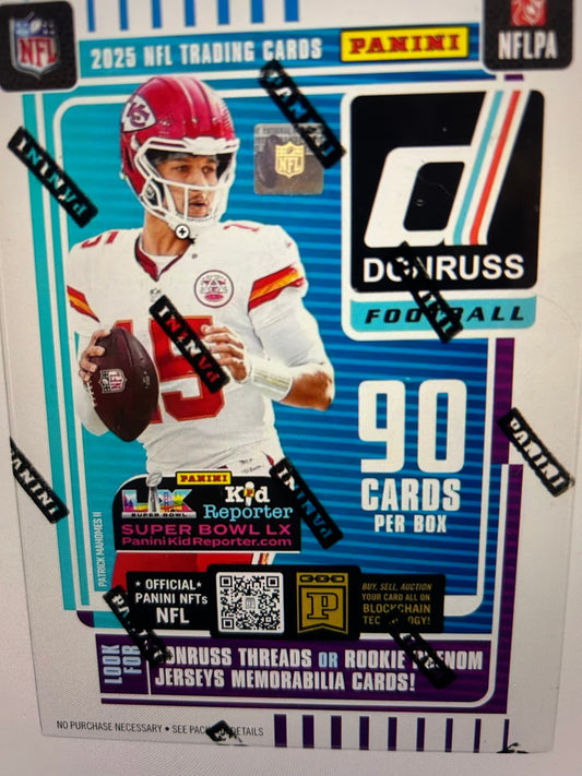 2025 Panini Donruss Football 6-Pack Blaster Box (White Hot Rookies!)