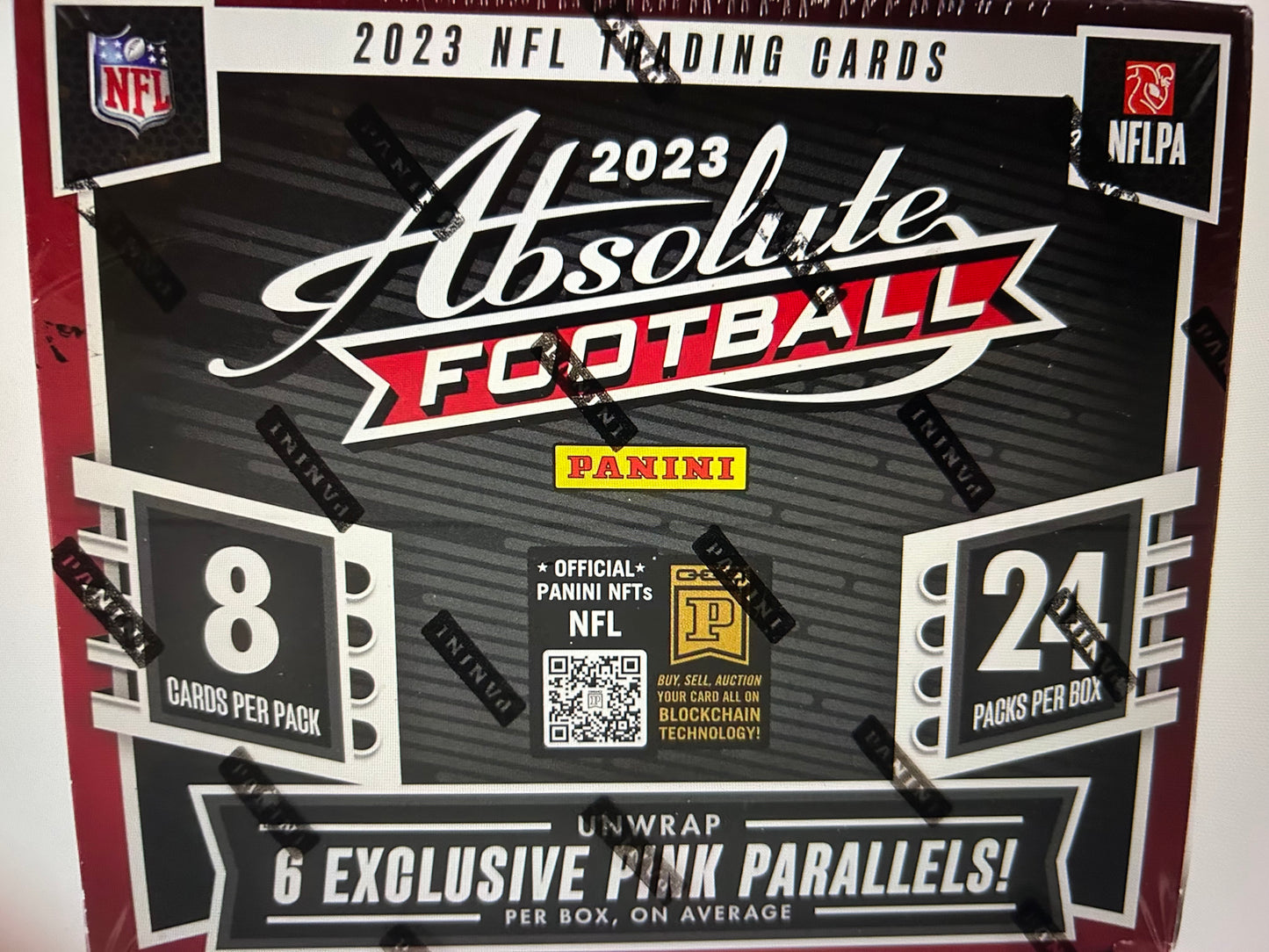 2023 Panini Absolute Football Retail 24-Pack Box (Pink Parallels)