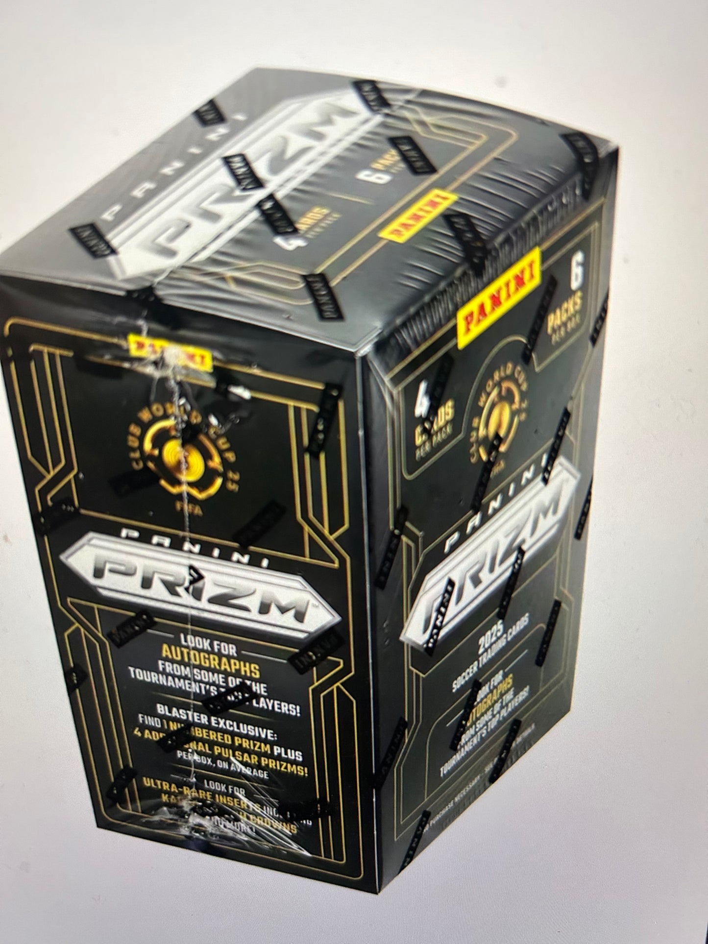 2025 Panini Prizm FIFA Club World Cup Soccer 6-Pack Blaster Box