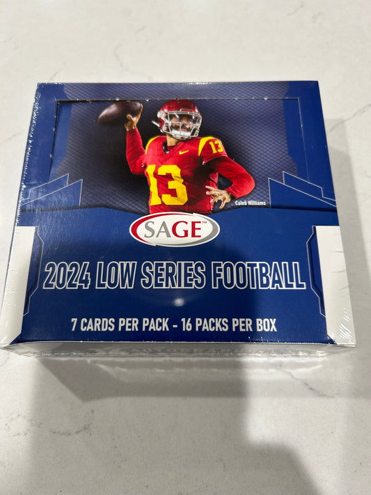 2024 Sage Low Series Football Hobby Box Caleb Williams RC