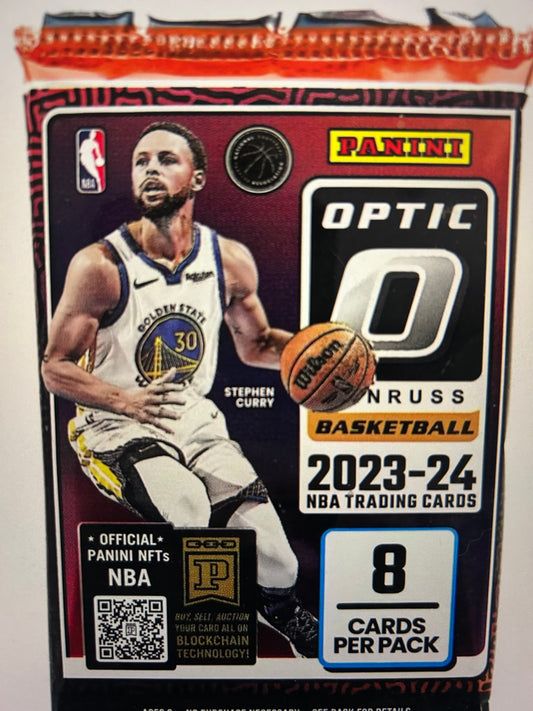2023/24 Panini Donruss Optic Basketball Hobby Mega Pack (Hyper Green Prizms) ( 1 Pack Lot)