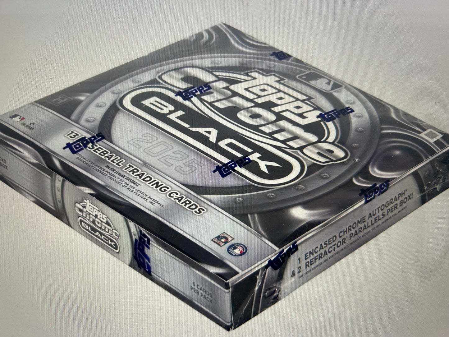 2025 Topps Chrome Black Baseball Hobby Box