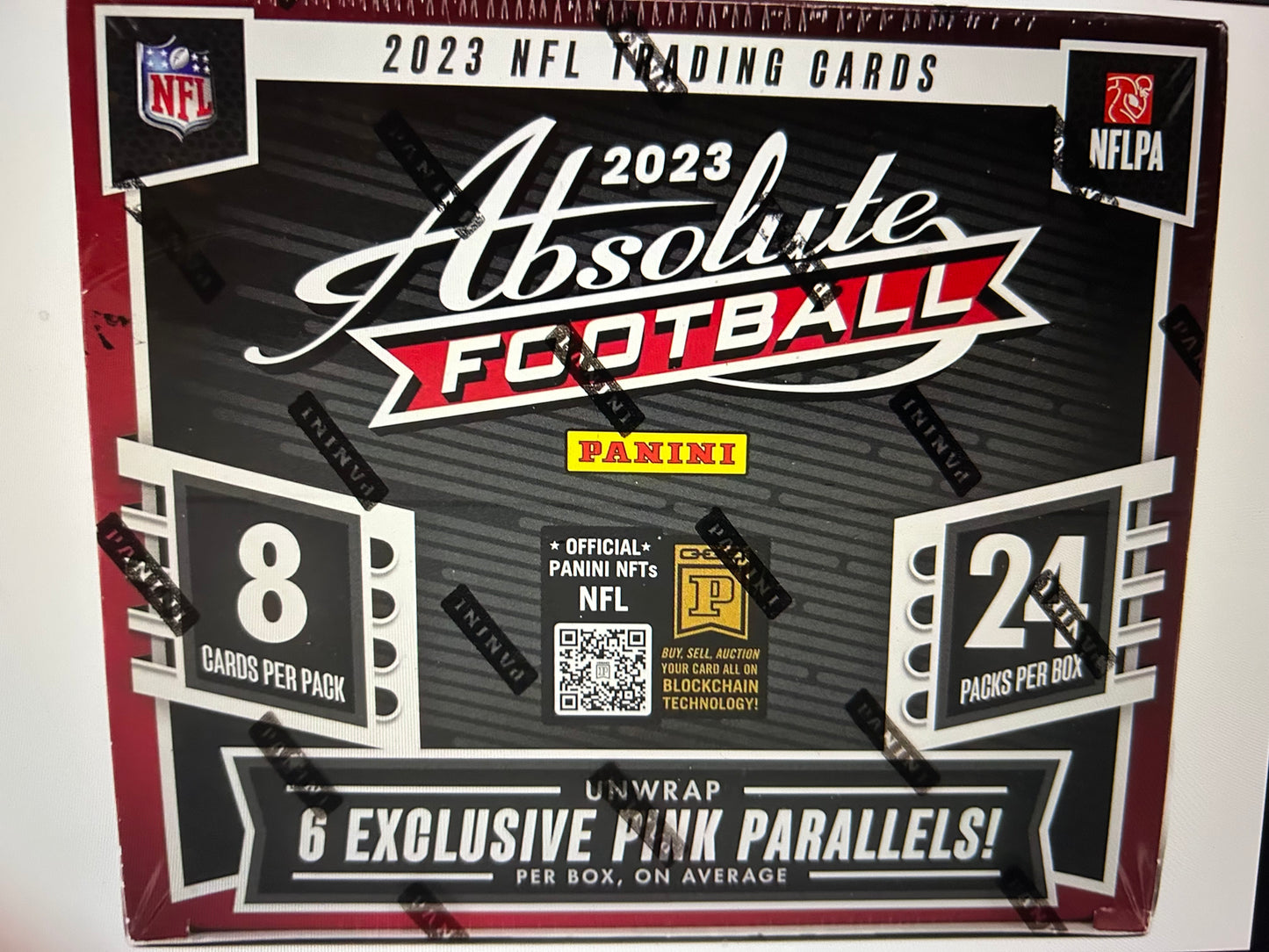 2023 Panini Absolute Football Retail 24-Pack Box (Pink Parallels)