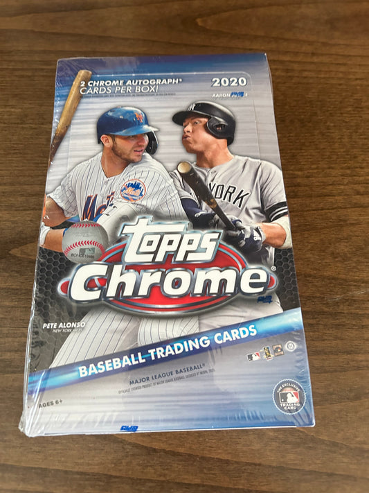 2020 Topps Chrome Baseball Hobby Box
