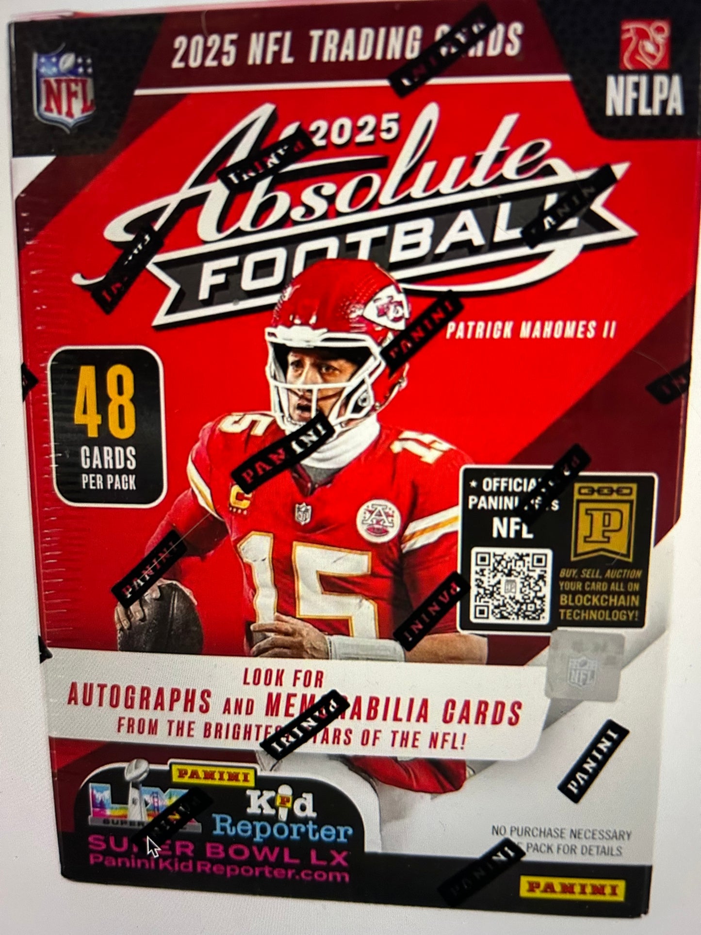 2025 Panini Absolute Football 6-Pack Hobby Blaster Box (Purple Parallels)