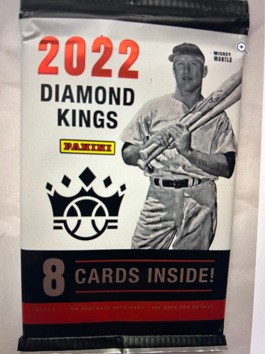 2022 Panini Diamond Kings Baseball Hobby Pack. ( 1 Pack Lot )
