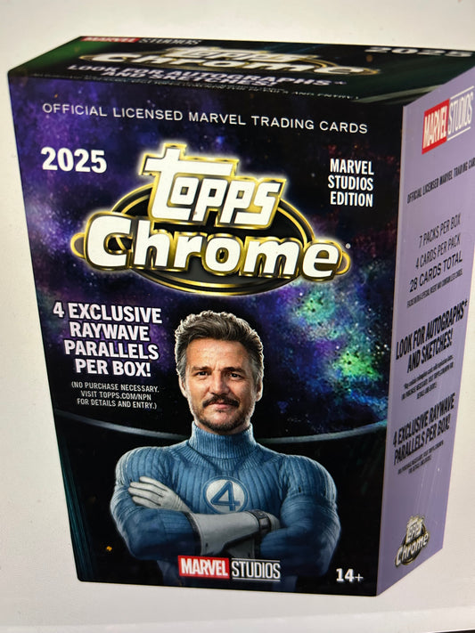 2025 Topps Marvel Studios Chrome® - Value Blaster Box