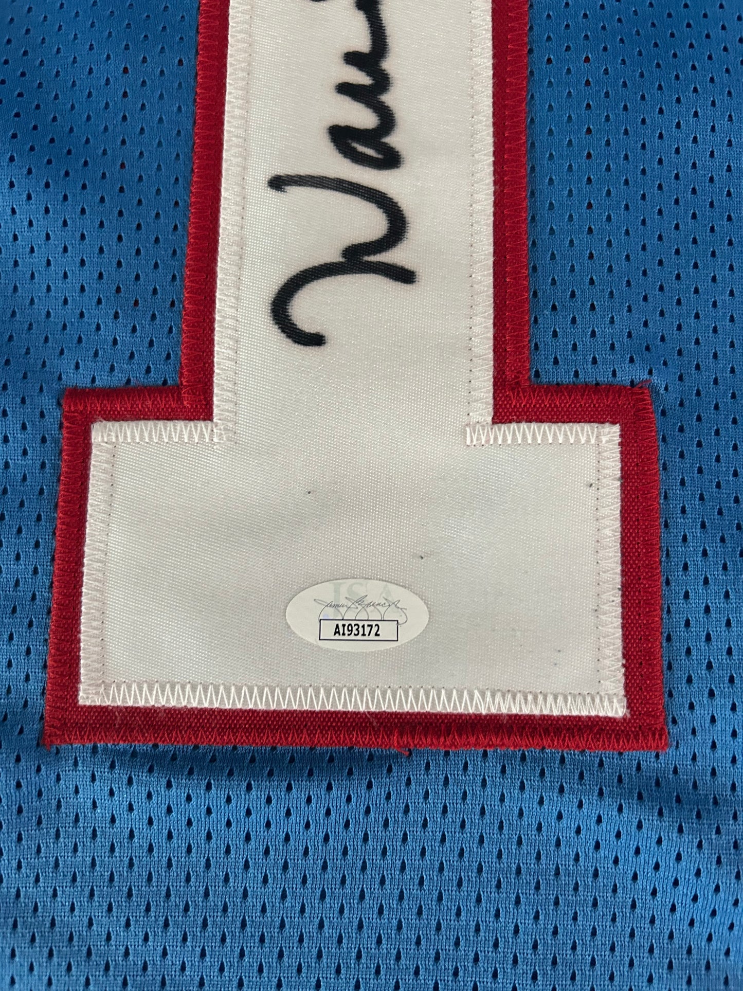 Warren Moon Signed Custom Autograph Football Jersey Houston Oilers JSA A193172