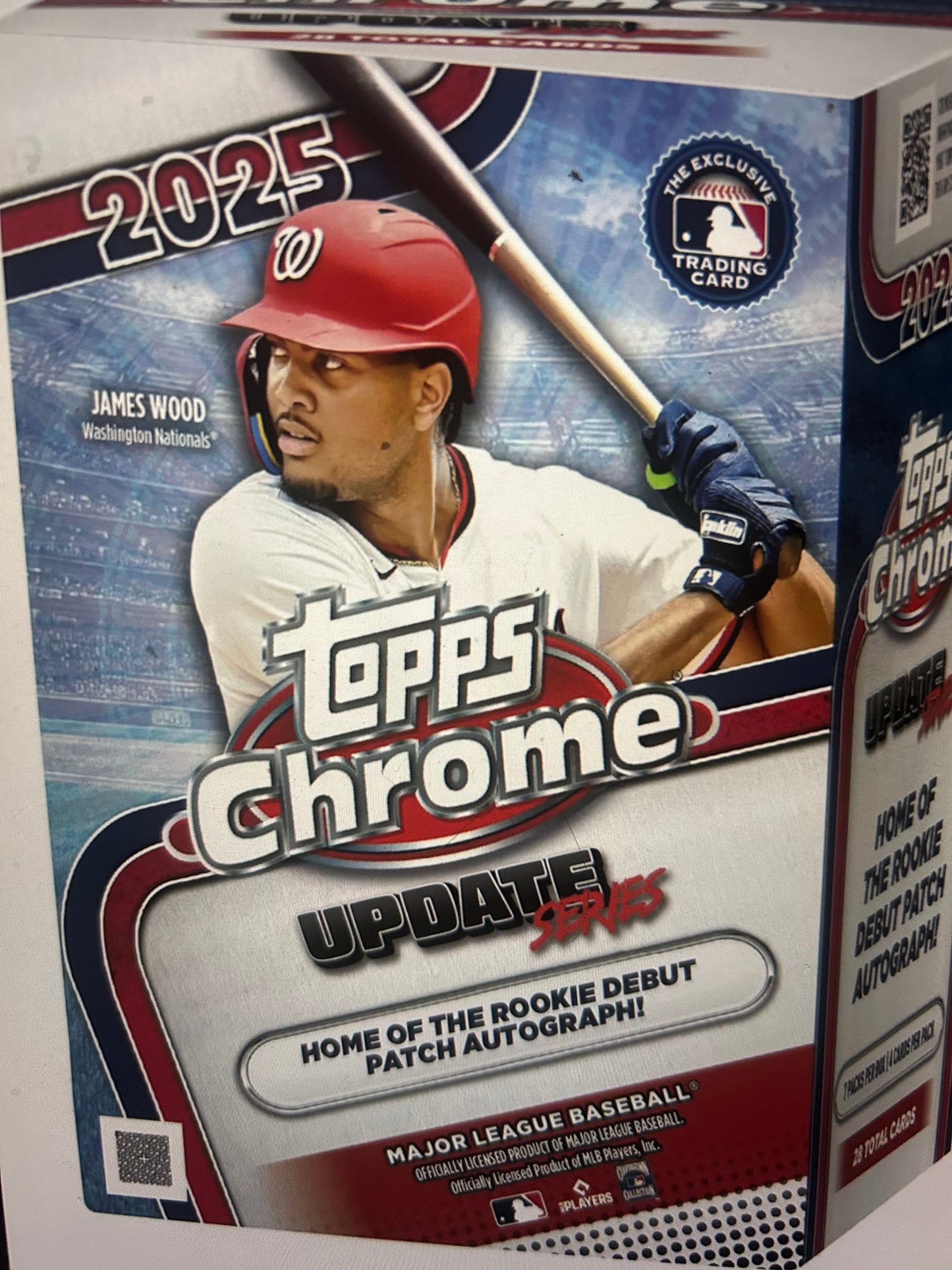 2025 Topps Chrome Update Series Baseball 7-Pack Blaster Box
