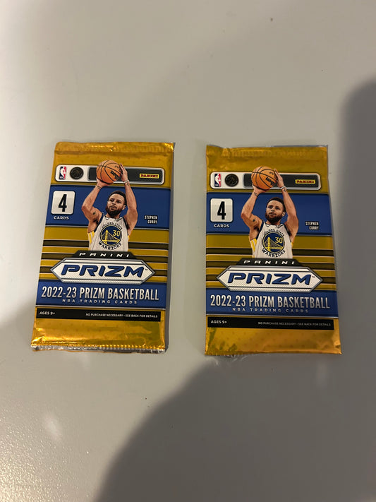 2022/23 Panini Prizm Basketball Retail Pack (Lot of 2)