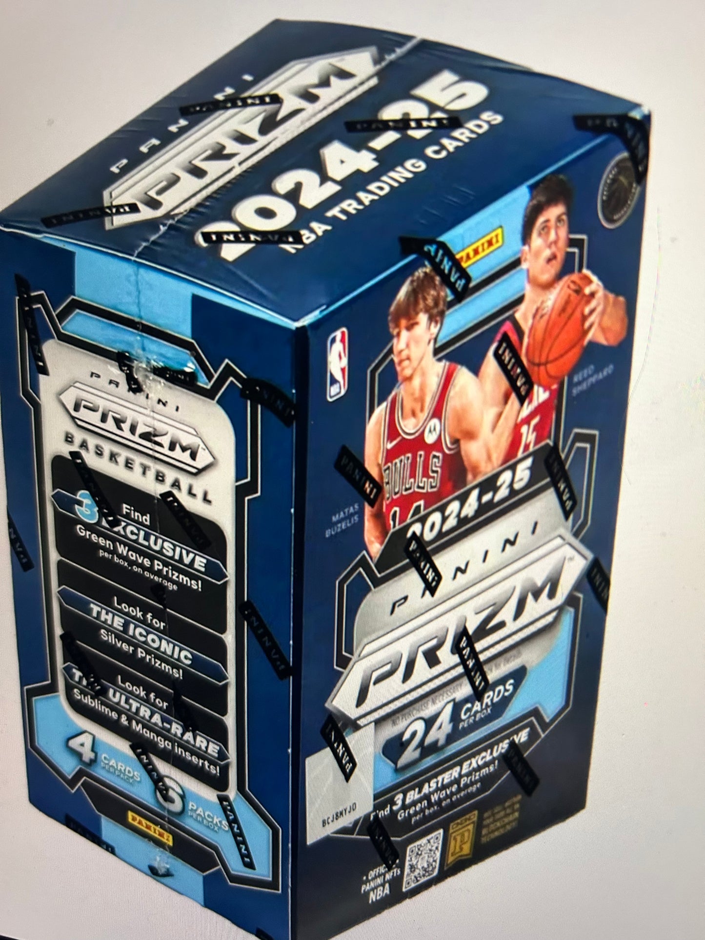 2024/25 Panini Prizm Basketball 6-Pack Hobby Blaster Box Green Wave Prizm