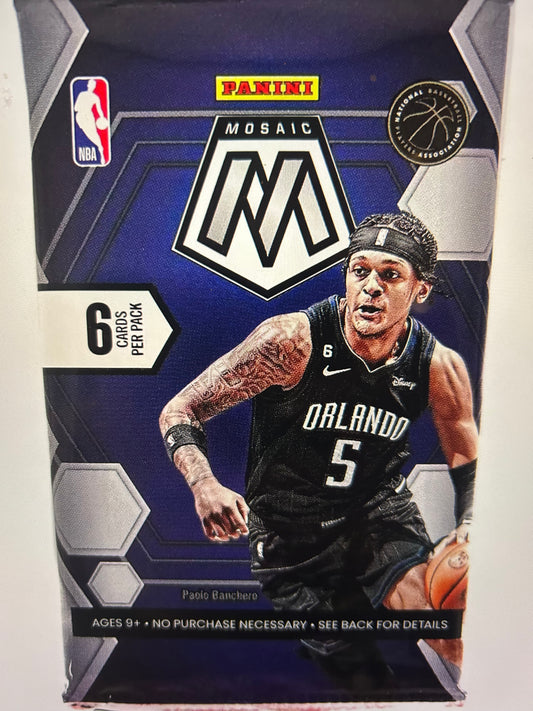 2022/23 Panini Mosaic Basketball Blaster 1 Pack Lot. ( 1 Pack Lot )