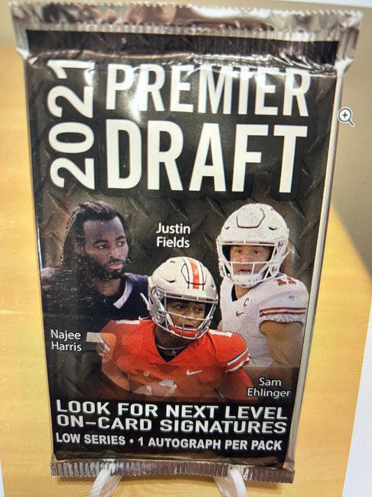 2021 Sage Hit Low Series Football Hobby Pack. ( 1 Pack Lot).
