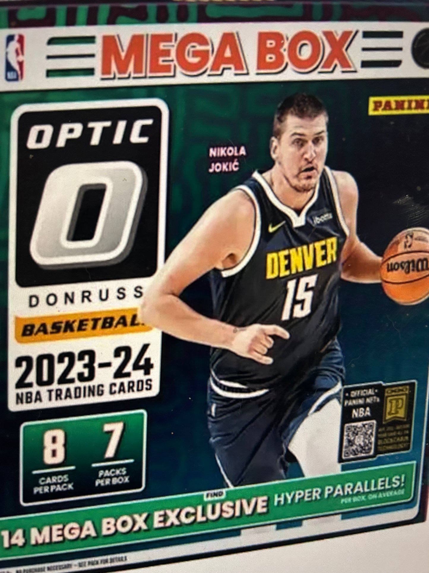 2023/24 Panini Donruss Optic Basketball Mega Box (Hyper Pink Prizms)
