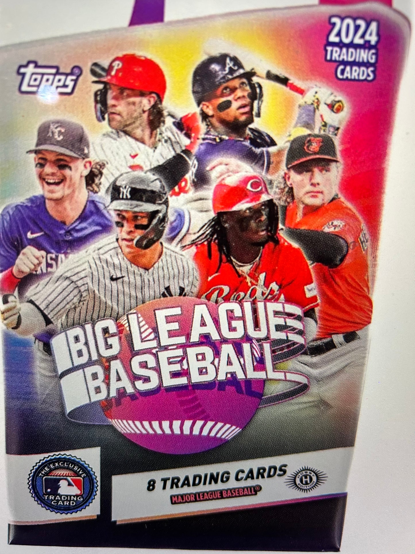 2024 Topps Big League Baseball Hobby Pack. ( 1 Pack Lot).