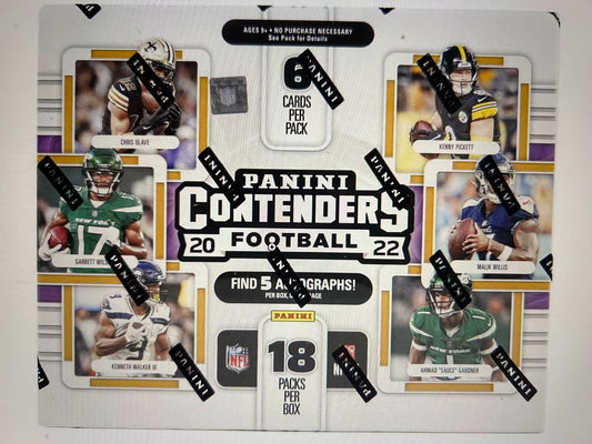 2022 Panini Contenders Football Hobby Box